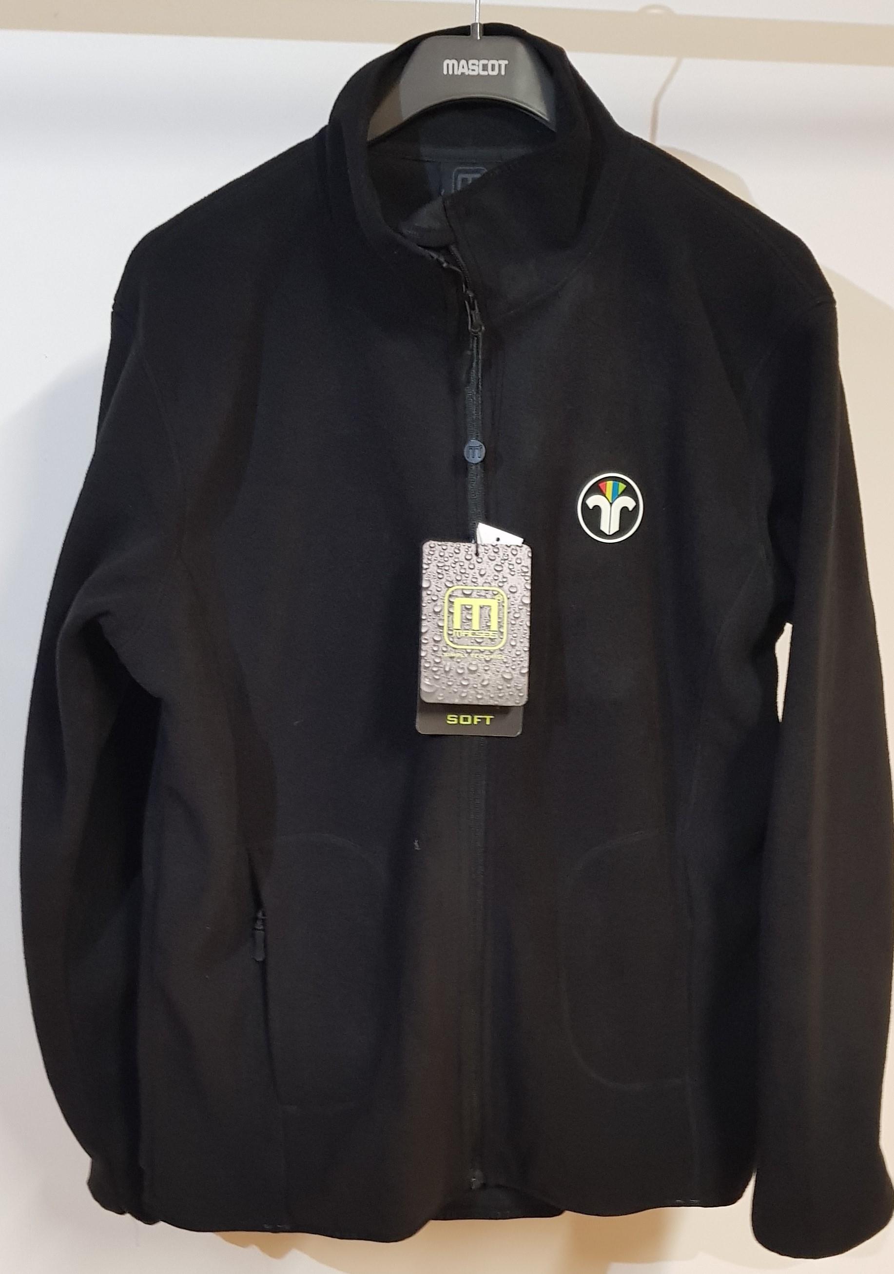 Croft-Fleecejacke, schwarz, TPU-ZIV, Verstärkung Cordura, Gr. XXL