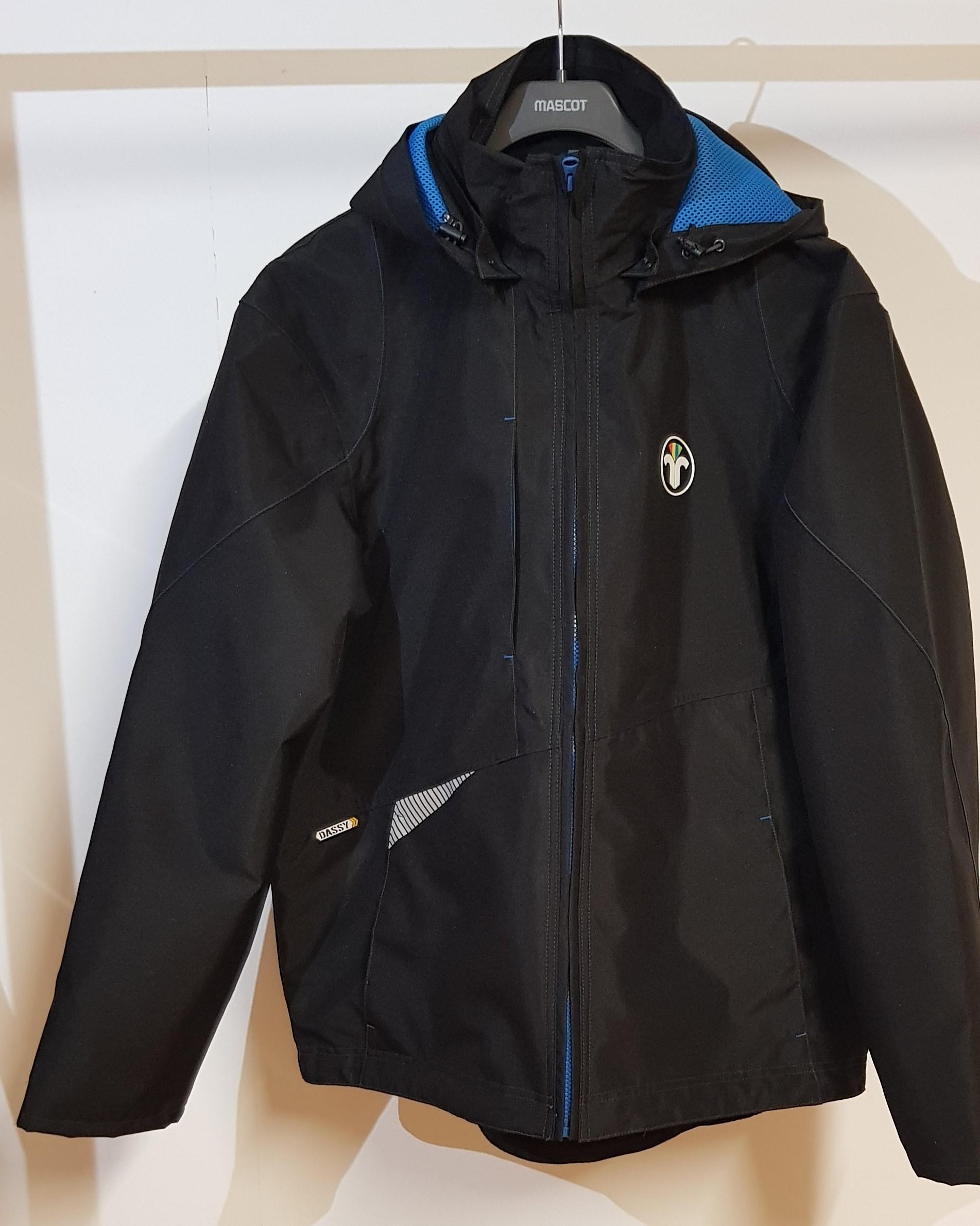 Hyper Regenjacke schwarz, TPU-ZIV, wind- und wasserdicht, Gr. S