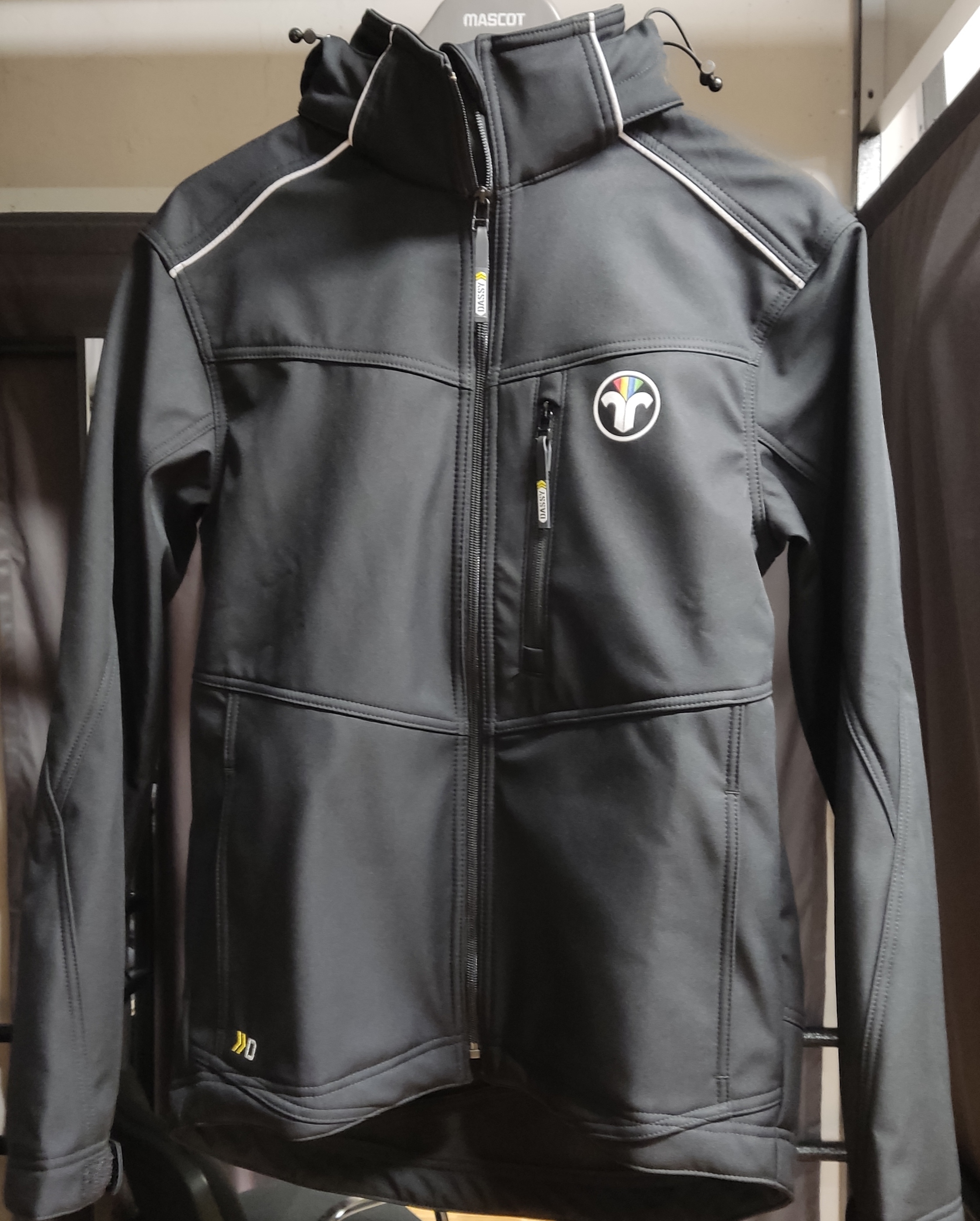 Tavira Softshelljacke schwarz, TPU-ZIV, Gr. XXXL