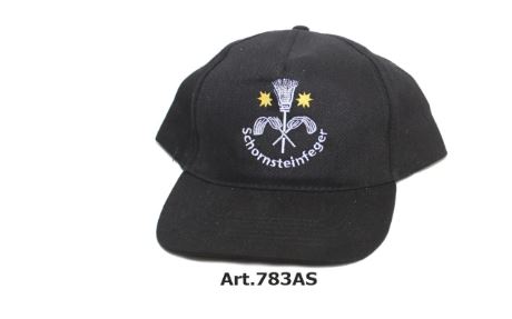 Schildmütze Emblem Besen/Schultereisen und Schriftzug