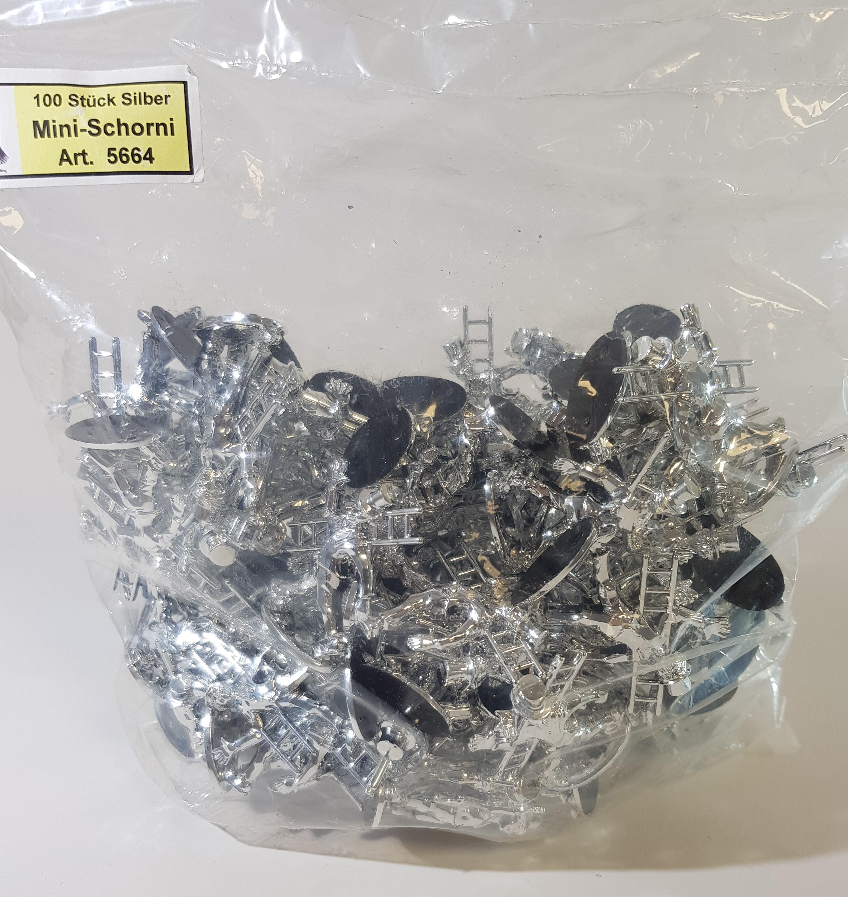 Plastikfeger Silber  VE 100 Stück